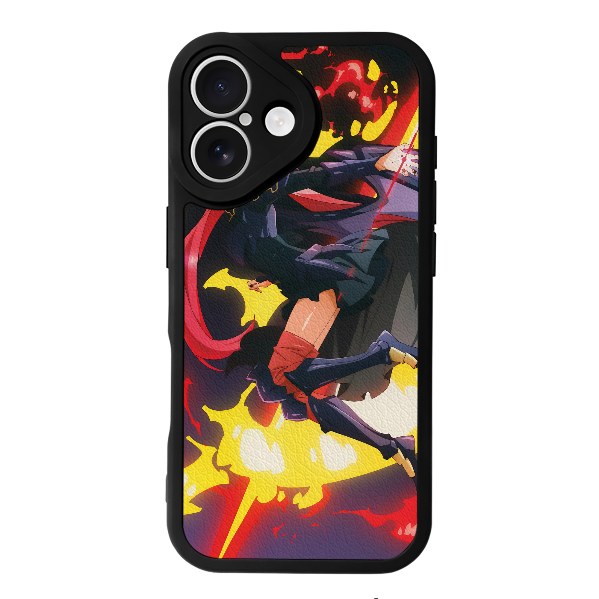 （画像用） 転スラ Regarding Reincarnated to Slime 【iPhone 16シリーズ対応】シリコンスマホケース（レザー調） 材質：シリコン